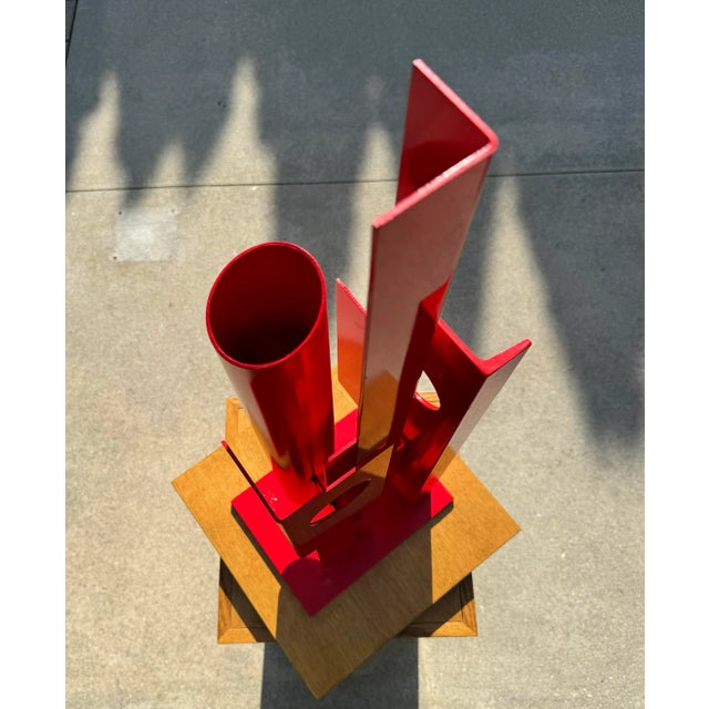 Abstract 1979 Jack Arnold Abstract Sculpture For Sale - Image 3 of 12