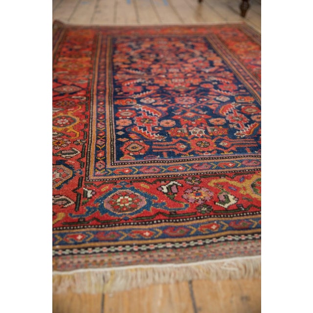 Antique Kurdish Hamadan Rug - 3'9" x 5'10" For Sale In New York - Image 6 of 11
