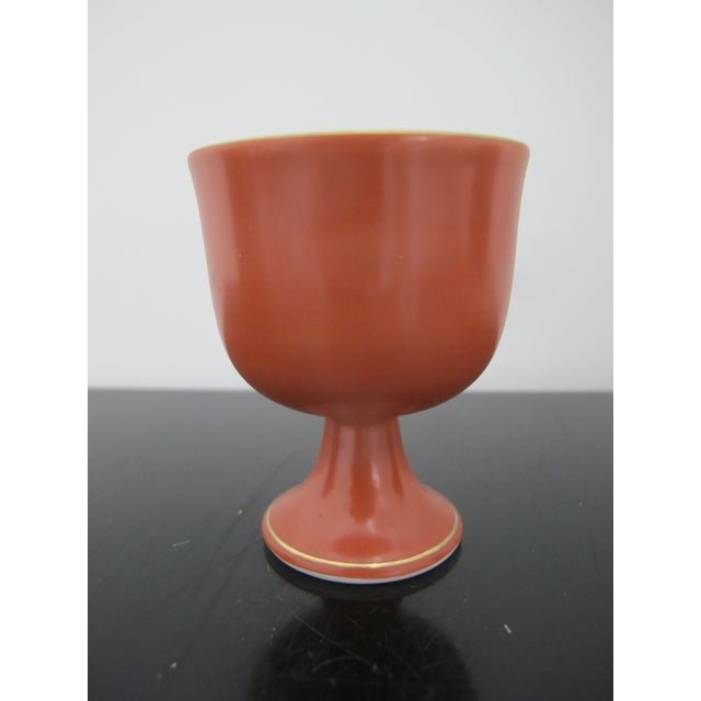 Japanese Colorful Porcelain Arita Yaki Imari Sake Egg Cup Set of 2 in Box For Sale In Portland, OR - Image 6 of 7