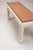 John Dickinson Italian Painted & Carved Leather Top Desk or Console, Style of John Dickinson For Sale - Image 4 of 8