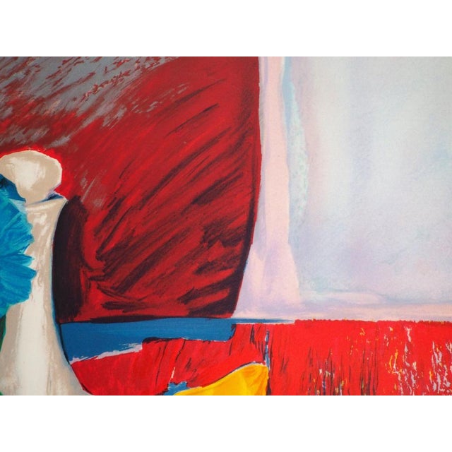 Claude Hemeret, Table d'été, Lithograph For Sale - Image 7 of 8