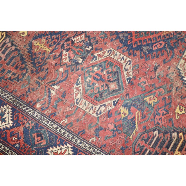 19th Century Rare Zabihi Collection Dragon Soumac Flat-Weave Rug - 9'2" x 12'7" For Sale - Image 11 of 12