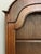 Wood Italian Arch Top Hanging Wood Display Cabinet With Chicken Wire Door and Key, 20th C. For Sale - Image 7 of 16