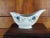 Mid-20th French Moulin Des Loups Sauce Boat With Blue Flowers For Sale - Image 11 of 11