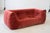 Ligne Roset Vintage Two-Seat Togo Sofa with Arms in Burgundy Velvet by Michel Ducaroy for Ligne Roset, 1970s For Sale - Image 4 of 18