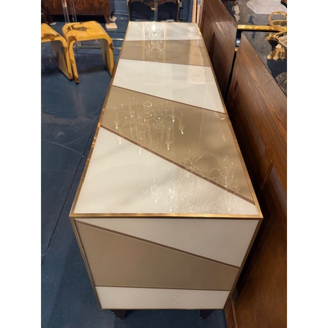 Italian Two Tone Sideboard For Sale - Image 4 of 6