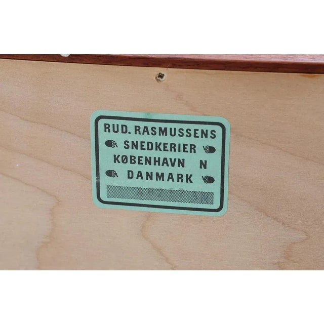 Brown Vintage Mahogany Cabinet by Mogens Koch for Rud Rasmusson, 1980s For Sale - Image 8 of 11