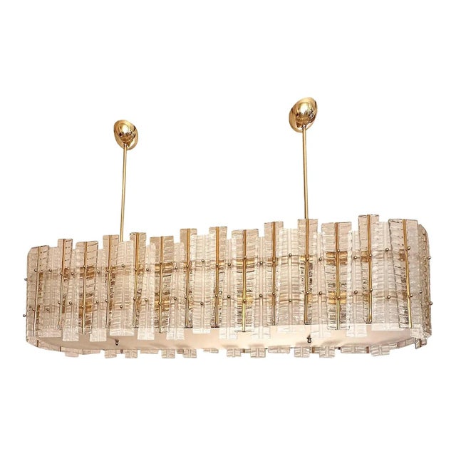 Italian Tropical Gold Murano Glass Chandelier by Simoeng For Sale - Image 11 of 11