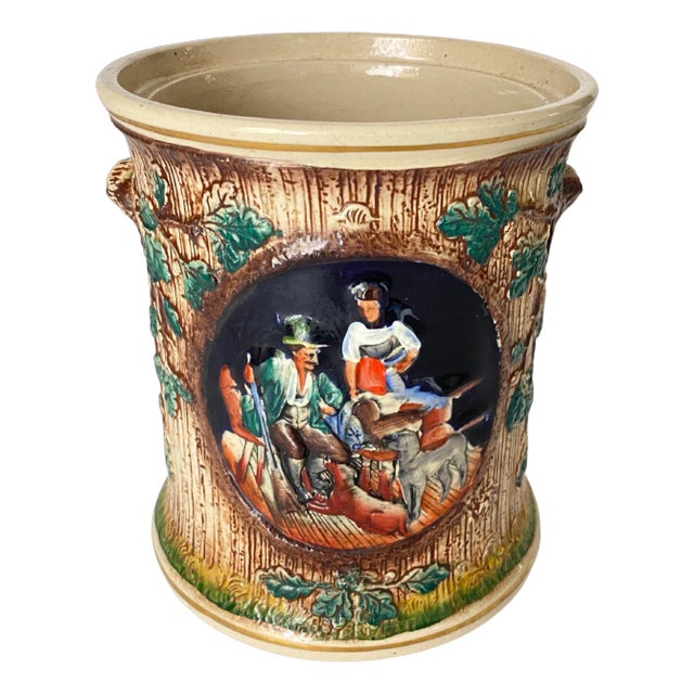 Antique German Pot in Ceramic For Sale