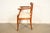 Kindel Furniture Regency Solid Cherry Wood Klismos Armchair For Sale - Image 12 of 14