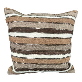 Turkish Hemp Pillow Cushion Natural Beige Brown Cushion Cover 20x20 For Sale