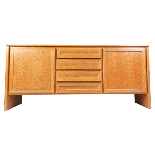 Vintage Oak Sideboard, 1960s For Sale - Image 12 of 12