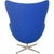 Blue Egg Chair in Blue Fabric by Arne Jacobsen, 2000 For Sale - Image 8 of 13
