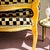 1960’s Polychromed Beechwood Louis XV Checker Upholstered Fauteuil For Sale - Image 17 of 17