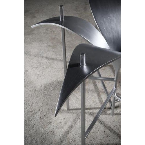 Not Yet Made - Made To Order Coffee Table for a Botanist in Steel and Glass by Frederic Gaillard For Sale - Image 5 of 8
