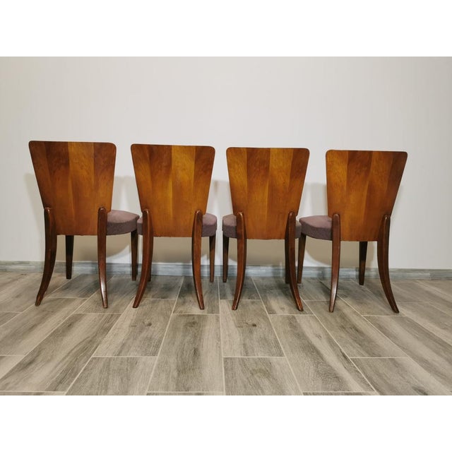 Art Deco Dining Chairs by Jindrich Halabala, Set of 4 For Sale - Image 15 of 18
