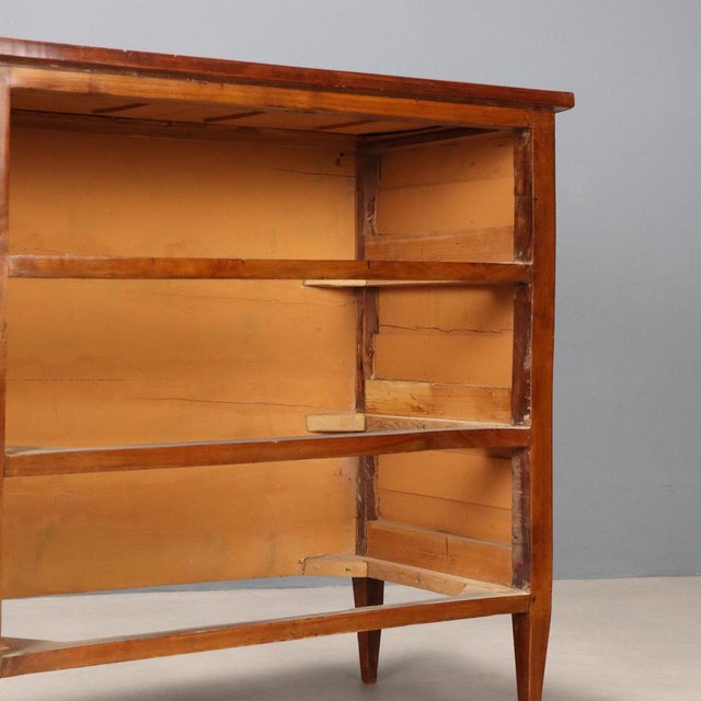 Small Neoclassical Chest of Drawers in Cherrywood For Sale - Image 9 of 11
