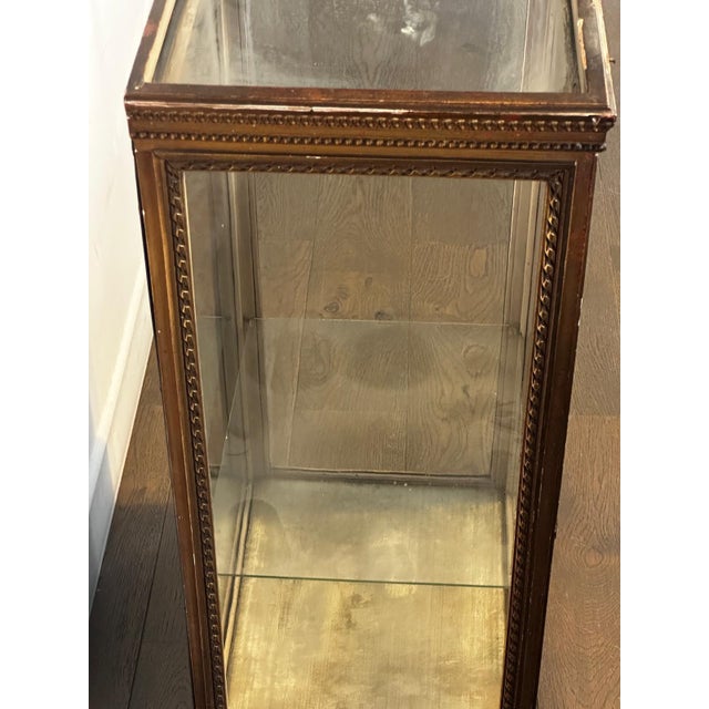 Wood Louis XVI Style Wooden and Glass Counter Display Case, 1890s For Sale - Image 7 of 18