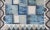 Mid-Century Modern Piled Modern Scandinavian/Swedish Design Rug in Blue Tones, White, Taupe & Cream 8 X 10 For Sale - Image 3 of 13
