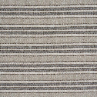 Schumacher Even Keel Outdoor Stripe Fabric In Greige For Sale