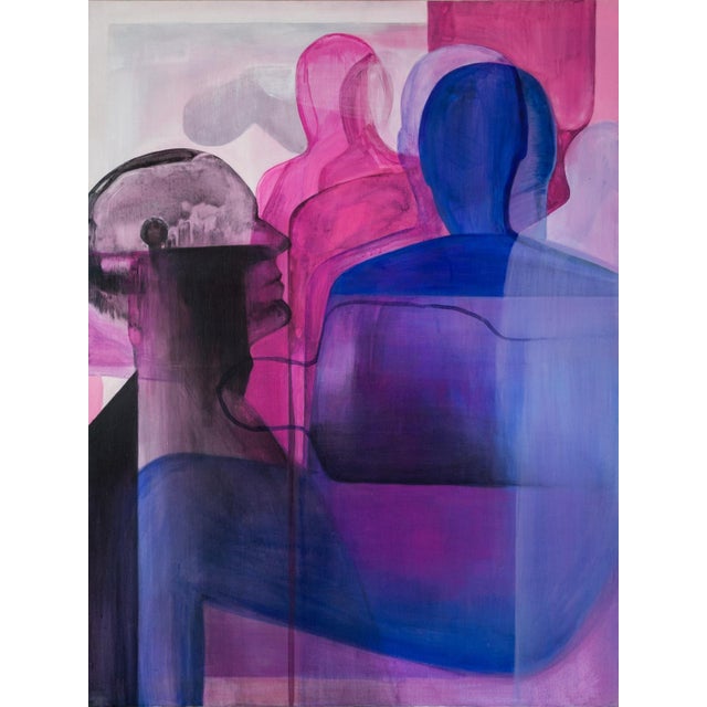 Early 21st Century Lena Pawlik, He. The Unexpressed, 2026, Canvas & Acrylic For Sale - Image 5 of 5