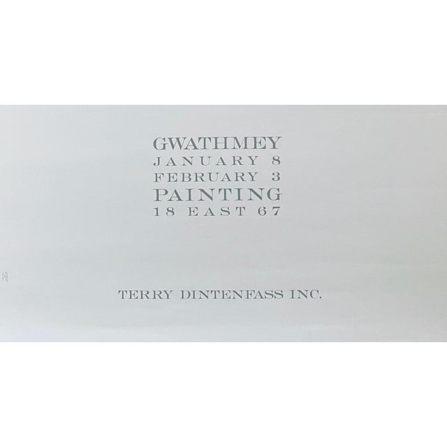 Robert Gwathmey, Vintage Lithograph Poster Robert Gwathmey Terry Dintenfass Gallery NYC For Sale - Image 4 of 7