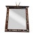 Antique Black Forest Roe Deer Antlers and Borrows Wall Mirror For Sale