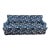 Ethan Allen Upholstered Sofa With Floral Design For Sale