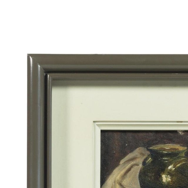 Painting - Artur Alves Cardoso. "Still Life". Oil on wood. Signed. Dimensions: 17 cm x 23 cm.