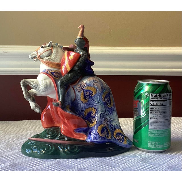 Royal Doulton “The Broken Lance” HN 2041 (1948) Beautifully decorated figurine depicting a medieval knight on a rearing...