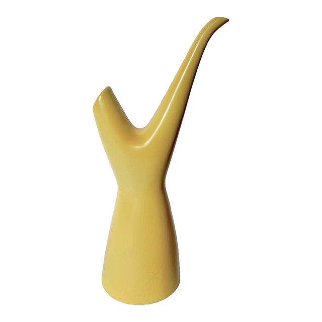 Mid-Century Modern Style "Daphne" Sculptural Ceramic Ewer/Pitcher For Sale