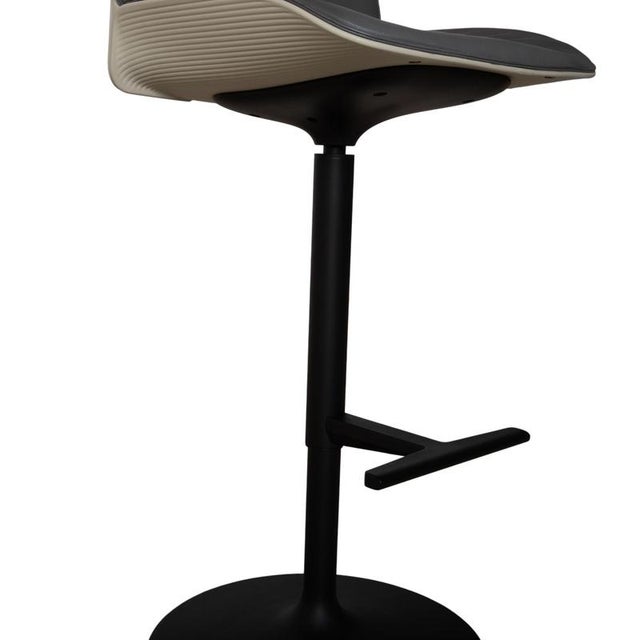 Nuez Leather Bar Stools from Andreu World, Set of 8 For Sale - Image 4 of 13