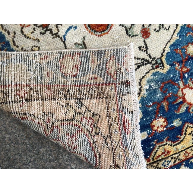 1960s Turkish Oushak Wool Rug For Sale - Image 4 of 10