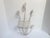 Vintage White Metal Wall Planter with attached Candleholders Vintage white metal garden wall planter. Would look fabulous...