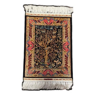 Silk Hereke Özipek Rug, Turkey, 1980s For Sale