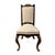 Set of four Louis XV style chairs crafted from carved and gilded wood. They are distinguished by their refined cabriole...