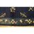 Navy Blue 1920s Navy Blue Floral Oriental Antique Chinese Peking Small Rug 3' X 5' 10'' For Sale - Image 8 of 10