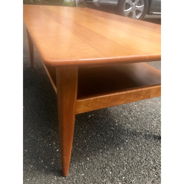 MidCentury Two Level Maple Coffee Table Chairish
