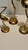 1970s Palm Beach Regency Solid Brass "Longevity" Crane Trio - Set of 3 For Sale - Image 9 of 10