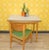 Small Vintage Kitchen Table in Resopal Wood, 1950s For Sale - Image 13 of 13