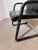 Vintage Black Leather Cantilever Armchair by Wilkhahn For Sale - Image 4 of 7