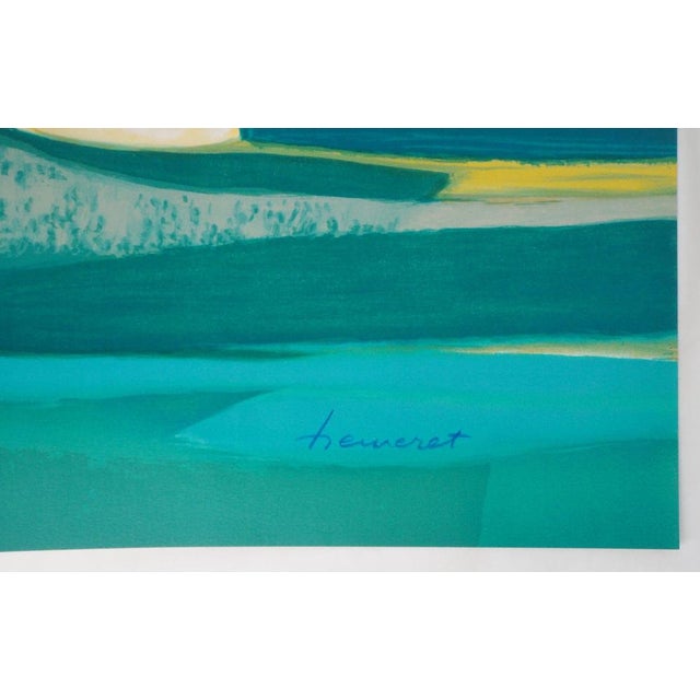 Modern Claude Hemeret, Bouquet rose, Lithograph For Sale - Image 3 of 7
