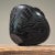 Vintage Mata Ortiz Polished Painted Geometric Blackware Pottery by Salvator Baca For Sale - Image 4 of 6