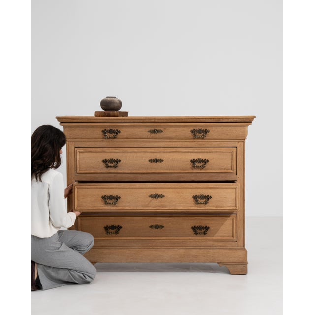 Oak Louis Philippe Chest Of Drawers For Sale - Image 13 of 18