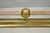 Gold Antique Victorian Art Nouveau Patinated Brass Scrolling 51" Fireplace Fender For Sale - Image 8 of 13