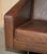 Animal Skin Vintage Heritage Swivel Lounge Armchair in Brown Leather with Chrome Base from BoConcept For Sale - Image 7 of 15