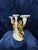 Vintage Italian Gold Gilt & Porcelain Angel Candelabra For Sale - Image 4 of 5