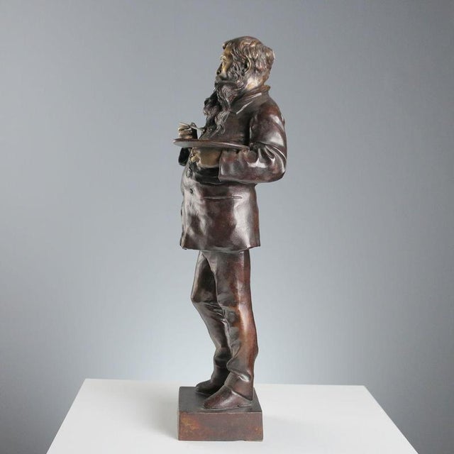 Vincenzo Gemito, The Painter, Bronze For Sale - Image 9 of 12
