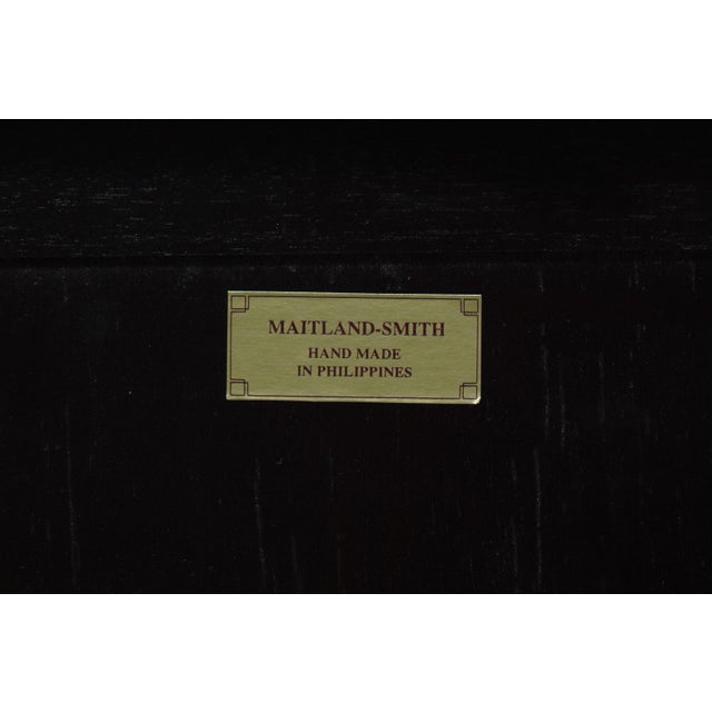 Maitland Smith Highly Inlaid Mahogany Sheraton Sideboard For Sale - Image 11 of 12
