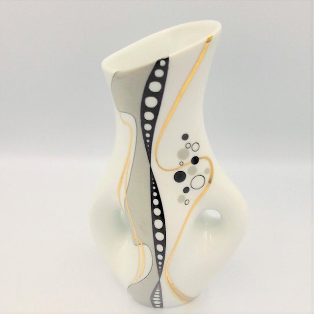 Ceramic Vintage Porcelain Hydra Breakdance Vase by Gerold Tettau, 1980s For Sale - Image 7 of 8